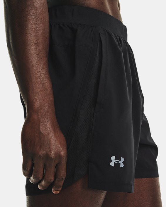 Men's UA Launch Run 5" Shorts in Black image number 4